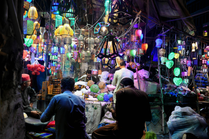 Lights-in-the-sky-Pakistan-Lahore